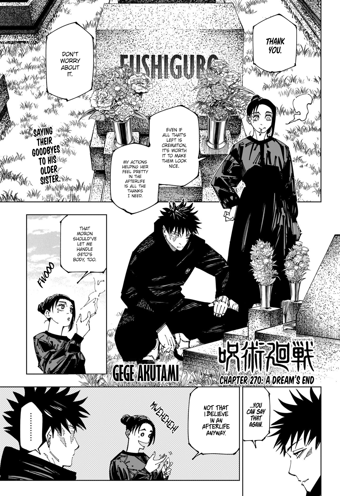 Jujutsu Kaisen Chapter 270 1